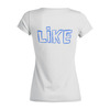 Заказать женскую футболку в Москве. Футболка базовая LIKEE от robus - готовые дизайны и нанесение принтов.