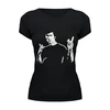 Заказать женскую футболку в Москве. Футболка базовая Bruce Lee от forvard - готовые дизайны и нанесение принтов.