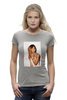 Заказать женскую футболку в Москве. Футболка базовая Rihanna от alenaart - готовые дизайны и нанесение принтов.