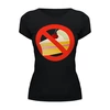 Заказать женскую футболку в Москве. Футболка базовая NO CAKE от Jimmy Flash - готовые дизайны и нанесение принтов.