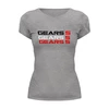 Заказать женскую футболку в Москве. Футболка базовая Gears 5 от THE_NISE  - готовые дизайны и нанесение принтов.