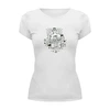 Заказать женскую футболку в Москве. Футболка базовая Alcochat white i-shirt от Alcochat - готовые дизайны и нанесение принтов.