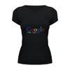 Заказать женскую футболку в Москве. Футболка базовая Google me now от Just Paul - готовые дизайны и нанесение принтов.
