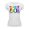 Заказать женскую футболку в Москве. Футболка базовая MadeInThe80s от balden - готовые дизайны и нанесение принтов.