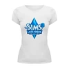 Заказать женскую футболку в Москве. Футболка базовая Sims 3  от THE_NISE  - готовые дизайны и нанесение принтов.