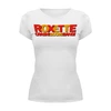 Заказать женскую футболку в Москве. Футболка базовая группа Roxette от Fedor - готовые дизайны и нанесение принтов.