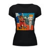 Заказать женскую футболку в Москве. Футболка базовая Basquiat / Баския от Just kidding - готовые дизайны и нанесение принтов.