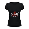 Заказать женскую футболку в Москве. Футболка базовая Nioh  от BURNSHIRTS - готовые дизайны и нанесение принтов.