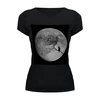 Заказать женскую футболку в Москве. Футболка базовая Лунная ночь от Samui Kokoro - готовые дизайны и нанесение принтов.