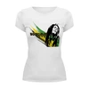 Заказать женскую футболку в Москве. Футболка базовая "Bob Marley" от Fedor - готовые дизайны и нанесение принтов.