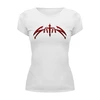 Заказать женскую футболку в Москве. Футболка базовая Satan  от T-shirt print  - готовые дизайны и нанесение принтов.
