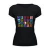Заказать женскую футболку в Москве. Футболка базовая я дизайнер от veatim@yandex.ru - готовые дизайны и нанесение принтов.
