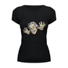 Заказать женскую футболку в Москве. Футболка базовая Эйнштейн от v.mantrova@mail.ru - готовые дизайны и нанесение принтов.