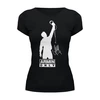 Заказать женскую футболку в Москве. Футболка базовая Armin Only от ganzgunner@mail.ru - готовые дизайны и нанесение принтов.