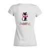 Заказать женскую футболку в Москве. Футболка базовая кошка cat от nikol - готовые дизайны и нанесение принтов.