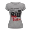 Заказать женскую футболку в Москве. Футболка базовая Pulp Fiction от KinoArt - готовые дизайны и нанесение принтов.
