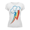 Заказать женскую футболку в Москве. Футболка базовая Rainbow Dash / Рейнбоу Дэш от crash - готовые дизайны и нанесение принтов.