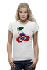 Заказать женскую футболку в Москве. Футболка базовая crazy berries от nova_lada - готовые дизайны и нанесение принтов.