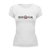 Заказать женскую футболку в Москве. Футболка базовая God of War от THE_NISE  - готовые дизайны и нанесение принтов.