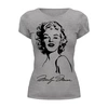 Заказать женскую футболку в Москве. Футболка базовая Marilyn Monroe от balden - готовые дизайны и нанесение принтов.
