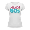 Заказать женскую футболку в Москве. Футболка базовая Made in the 80's от balden - готовые дизайны и нанесение принтов.