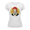 Заказать женскую футболку в Москве. Футболка базовая David Bowie  от cherdantcev - готовые дизайны и нанесение принтов.