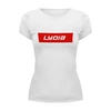 Заказать женскую футболку в Москве. Футболка базовая Lydia от THE_NISE  - готовые дизайны и нанесение принтов.