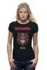 Заказать женскую футболку в Москве. Футболка базовая Iron Maiden от Leichenwagen - готовые дизайны и нанесение принтов.