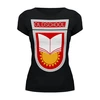 Заказать женскую футболку в Москве. Футболка базовая Oldschool от gopotol - готовые дизайны и нанесение принтов.