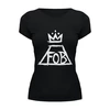 Заказать женскую футболку в Москве. Футболка базовая Fall Out Boy / Crown Logo от OEX design - готовые дизайны и нанесение принтов.