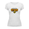 Заказать женскую футболку в Москве. Футболка базовая  Brawl Stars от THE_NISE  - готовые дизайны и нанесение принтов.