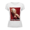 Заказать женскую футболку в Москве. Футболка базовая Marilyn Monroe red от KinoArt - готовые дизайны и нанесение принтов.