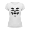 Заказать женскую футболку в Москве. Футболка базовая Anonymous от anonymous - готовые дизайны и нанесение принтов.