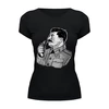 Заказать женскую футболку в Москве. Футболка базовая Сталин от ussr - готовые дизайны и нанесение принтов.