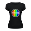 Заказать женскую футболку в Москве. Футболка базовая Ramones от kolok - готовые дизайны и нанесение принтов.