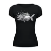 Заказать женскую футболку в Москве. Футболка базовая ⚠ Хищные рыбы ⚠ от balden - готовые дизайны и нанесение принтов.