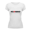 Заказать женскую футболку в Москве. Футболка базовая #GAMNO от Денис Шубин - готовые дизайны и нанесение принтов.