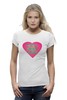Заказать женскую футболку в Москве. Футболка базовая Sweet heart от RoxyStyle - готовые дизайны и нанесение принтов.