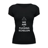 Заказать женскую футболку в Москве. Футболка базовая Echelon 30STM от alicegreen - готовые дизайны и нанесение принтов.