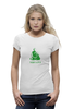Заказать женскую футболку в Москве. Футболка базовая Nirvana-green от LINGAM ART | lingam.ord@gmail.com - готовые дизайны и нанесение принтов.
