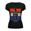 Заказать женскую футболку в Москве. Футболка базовая Jack Daniels от Leichenwagen - готовые дизайны и нанесение принтов.
