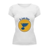 Заказать женскую футболку в Москве. Футболка базовая St. Louis Blues  от kspsshop - готовые дизайны и нанесение принтов.