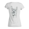 Заказать женскую футболку в Москве. Футболка базовая Rock and Roll от Vladec11 - готовые дизайны и нанесение принтов.