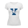 Заказать женскую футболку в Москве. Футболка базовая Yale Bulldogs от KinoArt - готовые дизайны и нанесение принтов.