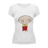 Заказать женскую футболку в Москве. Футболка базовая Stewie Griffin от YellowCloverShop - готовые дизайны и нанесение принтов.