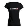 Заказать женскую футболку в Москве. Футболка базовая Vesperfin черный ж от sport_h@mail.ru - готовые дизайны и нанесение принтов.