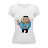 Заказать женскую футболку в Москве. Футболка базовая Fat Spock от priceless - готовые дизайны и нанесение принтов.