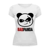 Заказать женскую футболку в Москве. Футболка базовая Bad Panda от Leichenwagen - готовые дизайны и нанесение принтов.