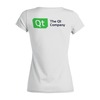 Заказать женскую футболку в Москве. Футболка базовая Qt Team от Тимур Мишагин - готовые дизайны и нанесение принтов.