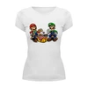 Заказать женскую футболку в Москве. Футболка базовая Mario&Luigi от balden - готовые дизайны и нанесение принтов.